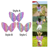 Maxbell Lovely Girls Butterfly Wing Angel Cosplay Dress up Fairy Wing for Party Style A