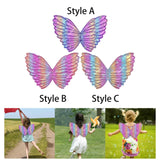 Maxbell Lovely Girls Butterfly Wing Angel Cosplay Dress up Fairy Wing for Party Style A