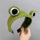 Maxbell Lovely Frog Head Band Headwrap Headpiece Dress up for Unisex Holiday Costume