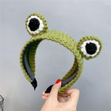 Maxbell Lovely Frog Head Band Headwrap Headpiece Dress up for Unisex Holiday Costume