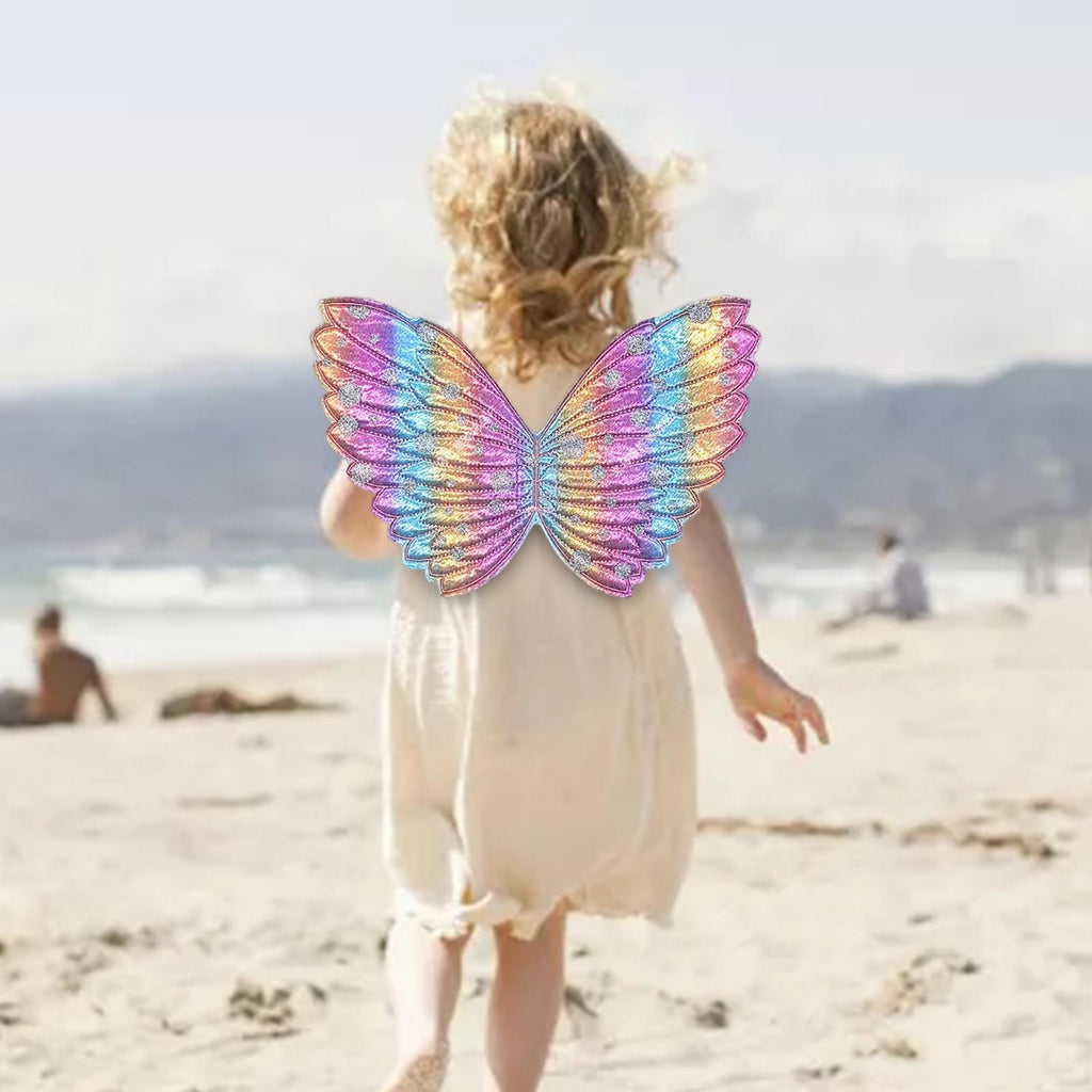 Maxbell Lovely Girls Butterfly Wing Angel Cosplay Dress up Fairy Wing for Party Style C