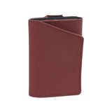 Maxbell Pocket Card Holder Cardholder Organizer Minimalist Slim Wallet Red
