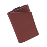 Maxbell Pocket Card Holder Cardholder Organizer Minimalist Slim Wallet Red
