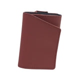 Maxbell Pocket Card Holder Cardholder Organizer Minimalist Slim Wallet Red