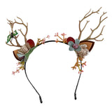 Maxbell Christmas Reindeer Antlers Headband Hair Accessories Ornaments Wedding