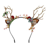 Maxbell Christmas Reindeer Antlers Headband Hair Accessories Ornaments Wedding