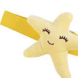 Maxbell Elastic Window Curtain Tiebacks Curtain Clip for Balcony Bedroom Decoration Yellow Star