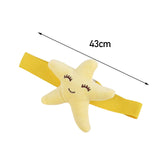 Maxbell Elastic Window Curtain Tiebacks Curtain Clip for Balcony Bedroom Decoration Yellow Star
