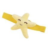 Maxbell Elastic Window Curtain Tiebacks Curtain Clip for Balcony Bedroom Decoration Yellow Star
