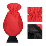 Maxbell Scratch Free Car Ice Scraper with Glove Extendable Wiper Deicer for SUV Red