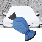 Maxbell Scratch Free Car Ice Scraper with Glove Extendable Wiper Deicer for SUV Blue