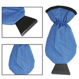 Maxbell Scratch Free Car Ice Scraper with Glove Extendable Wiper Deicer for SUV Blue