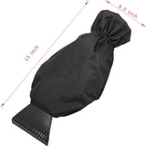 Maxbell Scratch Free Car Ice Scraper with Glove Extendable Wiper Deicer for SUV Black