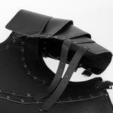 Maxbell PU Costume Cosplay Decors Men Women Gothic Steampunk Knight Body Armors Black