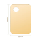 Maxbell Acrylic Makeup Mixing Palette Color Mixing Blending painting Paint Golden