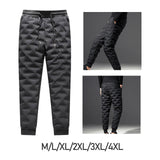 Maxbell Trousers Outdoor Winter Utility Camping Elastic Waist Joggers Down Pants M