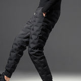 Maxbell Trousers Outdoor Winter Utility Camping Elastic Waist Joggers Down Pants M