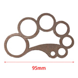 Maxbell Circle Ruler Round Leather Corner Cutting Template DIY Leather Craft Tool Style B