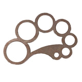 Maxbell Circle Ruler Round Leather Corner Cutting Template DIY Leather Craft Tool Style B