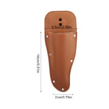 Maxbell Pruning Scissors Tool Bag PU Leather Portable for Plant Shear Trimming Tools