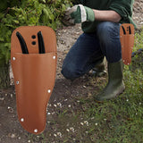 Maxbell Pruning Scissors Tool Bag PU Leather Portable for Plant Shear Trimming Tools