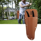 Maxbell Pruning Scissors Tool Bag PU Leather Portable for Plant Shear Trimming Tools