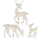 Maxbell Christmas Reindeers Light Xmas Garden Lights for Pathway Garden Holiday L