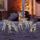 Maxbell Christmas Reindeers Light Xmas Garden Lights for Pathway Garden Holiday L