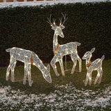 Maxbell Christmas Reindeers Light Xmas Garden Lights for Pathway Garden Holiday L