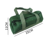 Maxbell Tool Bag Case Instrument Case Portable Sturdy Durable for Auto Repair Tools Round 25cmx11cm