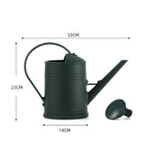 Maxbell Watering Can Decorative with Detachable Spray Head Long Nozzle for Household Dark Green