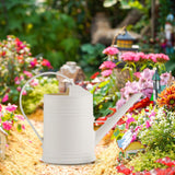 Maxbell Watering Can Decorative with Detachable Spray Head Long Nozzle for Household White