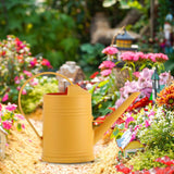Maxbell Watering Can Decorative with Detachable Spray Head Long Nozzle for Household Yellow