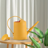 Maxbell Watering Can Decorative with Detachable Spray Head Long Nozzle for Household Yellow