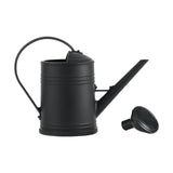 Maxbell Watering Can Decorative with Detachable Spray Head Long Nozzle for Household Black