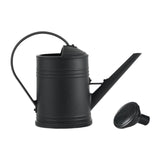 Maxbell Watering Can Decorative with Detachable Spray Head Long Nozzle for Household Black