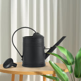 Maxbell Watering Can Decorative with Detachable Spray Head Long Nozzle for Household Black