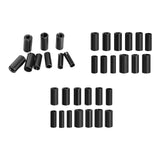 Maxbell Collet Adapters Accessory Set Alloy for Engraving Trimming 9 Piece Set
