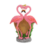 Maxbell Resin Flamingo Flower Pot Garden Statue for Home Decor Backyard Office