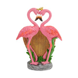 Maxbell Resin Flamingo Flower Pot Garden Statue for Home Decor Backyard Office