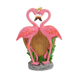 Maxbell Resin Flamingo Flower Pot Garden Statue for Home Decor Backyard Office
