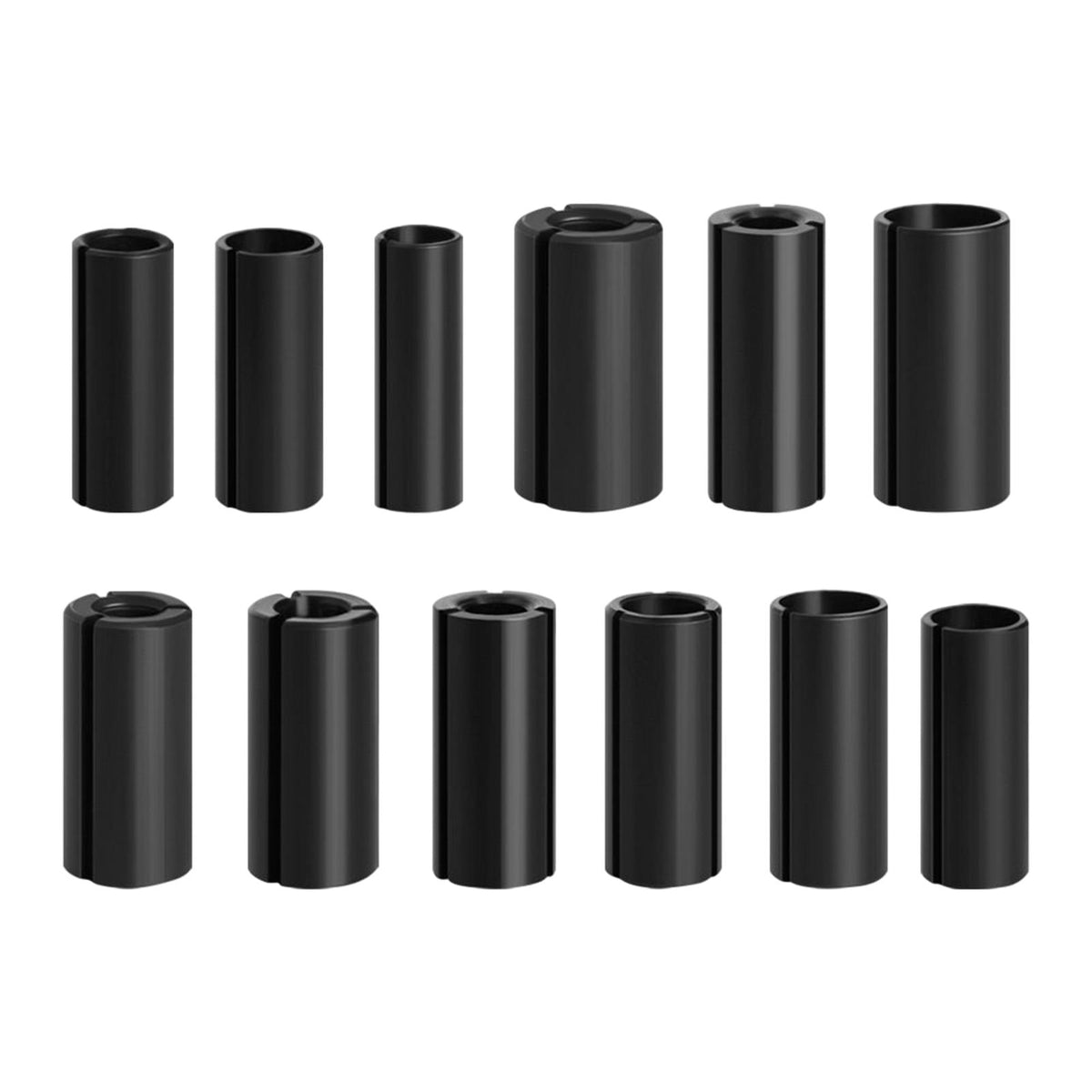Maxbell Collet Adapters Accessory Set Alloy for Engraving Trimming 12 Piece Set