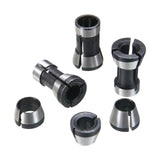 Maxbell Trimming Machine Chuck Accessories Steel for Engraving Machine Wood Carving 6pcs
