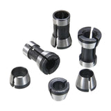Maxbell Trimming Machine Chuck Accessories Steel for Engraving Machine Wood Carving 6pcs