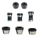 Maxbell Trimming Machine Chuck Accessories Steel for Engraving Machine Wood Carving 8pcs