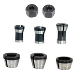 Maxbell Trimming Machine Chuck Accessories Steel for Engraving Machine Wood Carving 8pcs