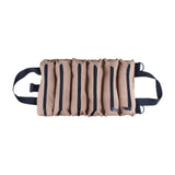 Maxbell Wrench Tools Pouch Canvas with 6 Zipper Pockets Foldaway for Plumber