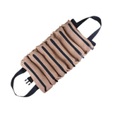 Maxbell Wrench Tools Pouch Canvas with 6 Zipper Pockets Foldaway for Plumber