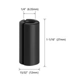 Maxbell Alloy Milling Cutter Tool Adapters Convertr Bit Holder for DIY Wood Crafts 12 to 6.35