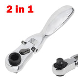 Maxbell 1/4inch Mini Ratchet Wrench Spanner Flexible for Cycling Car Repair